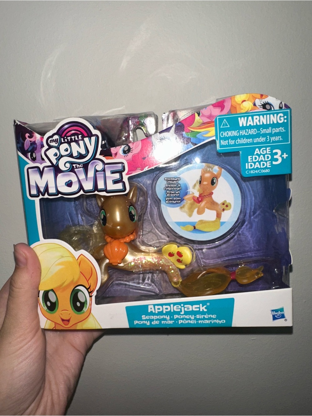 MLP My little Pony Applejack Seapony sea pony nib bnib my little pony movie